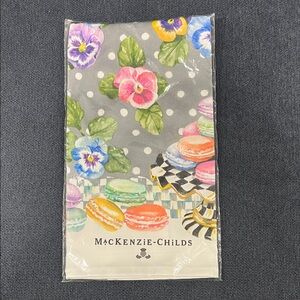 MacKenzie-Childs Floral and Macaron Kitchen Towel